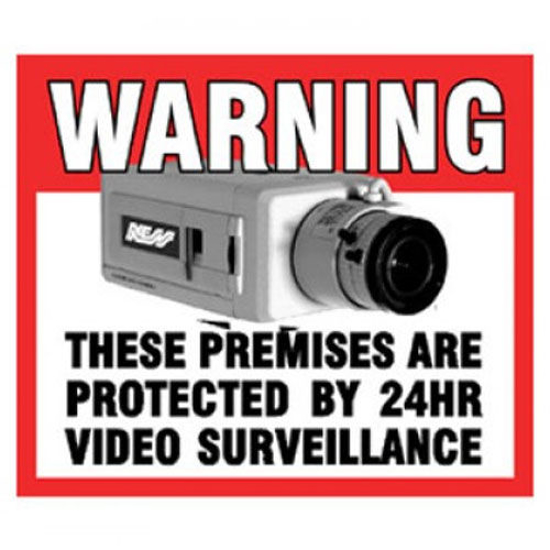Picture of CCTV WARNING STICKER FRONT ADHESIVE
