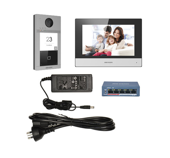 Picture of HIK DS-KIS604-S(C) IP Video Intercom Kit