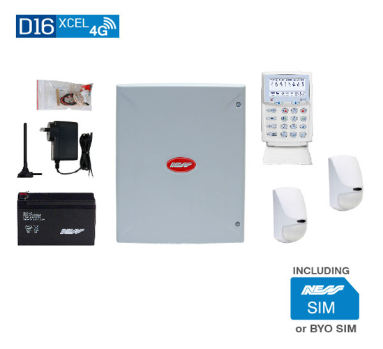 Picture of D16XCEL4G PANEL & PIR KIT with KPX+ White KP