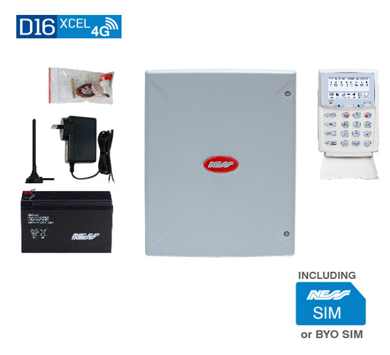 Picture of D16XCEL4G PANEL with KPX+ White Keypad inc SIM