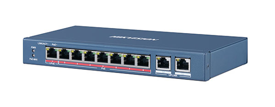 Picture of HIKVISION DS-3E0310HP-E Fast Unmanaged PoE Switch 8-Port