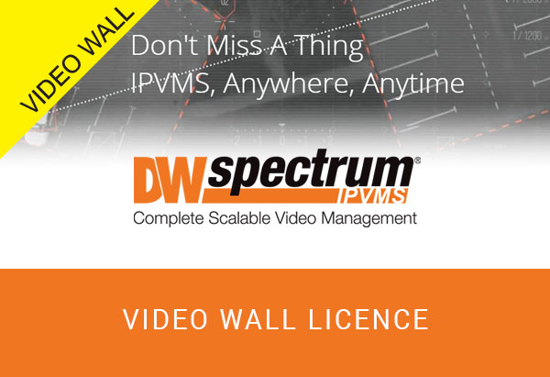 Picture of DW Spectrum  Video Wall Licence for 2 Monitors