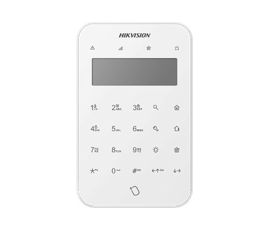Picture of Hikvision DS-PK1-LT-WB AX PRO LCD keypad