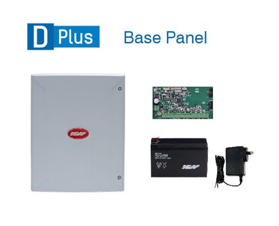 Picture of Ness DPlus 8 Zone Base Panel inc Plug Pack & Batt