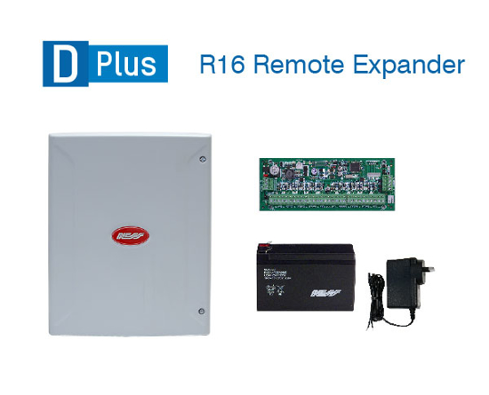 Picture of Ness DPlus-R16 16 Zone Remote Expander Kit Inc Plug pack & Batt