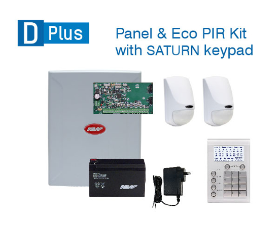 Picture of Ness DPlus 8 zone SATURN Keypad + Eco PIR Kit