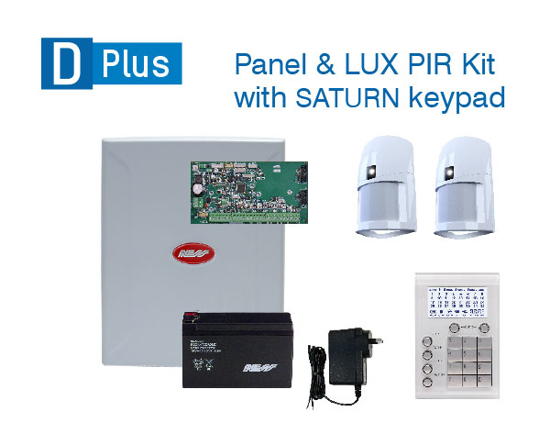 Picture of Ness DPlus 8 zone SATURN Keypad + LUX Kit