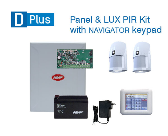 Picture of Ness DPlus Base panel + NAVIGATOR KP + LUX PIR Kit