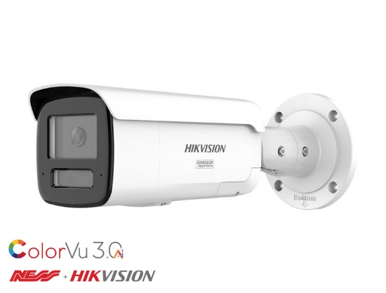 Picture of Hikvision DS-2CD2T87G3-LIS2UY/SL 8MP ColorVu3.0 Bullet 4mm