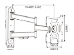 Picture of Monitor Wall Bracket articulated