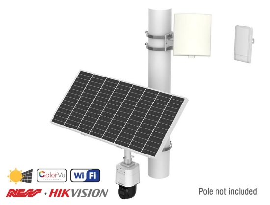 Picture of Hikvision DS-2XS3Q47G1-LDWH/C18S40 4MP Solar Camera System 2.8mm