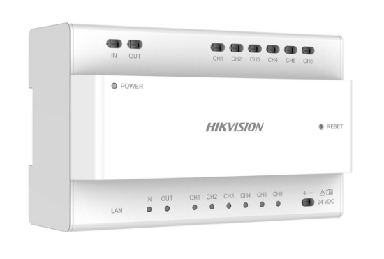 Picture of Hikvision DS-KAD706Y-SP 2-Wire IP Distributor/Expander with Power Supply
