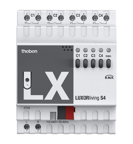 Picture of LUXORliving S4 4-way switching actuator 16A