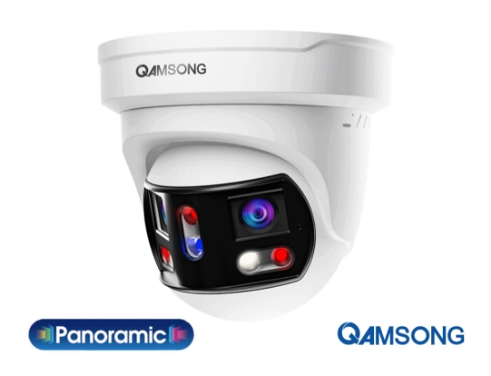 Picture of Qamsong IPC-T3P8-ILP-U 2x4MP Pano Turret
