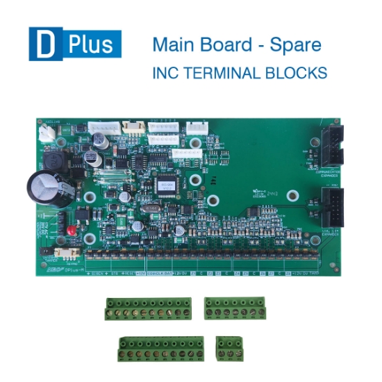 Picture of DPlus-M Main Board inc Terminal Blocks